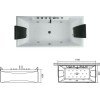 Karag Lilian K-1077 Μπανιέρα Ακρυλική με Υδρομασάζ 175x82cm