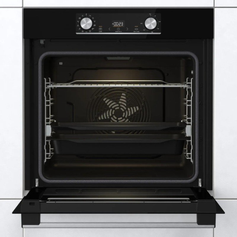 Gorenje BPSX6737E13BG Φούρνος άνω Πάγκου 77lt χωρίς Εστίες Π59.5εκ. Μαύρος
