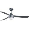 Bayside Megara Ανεμιστήρας Οροφής 122cm με Φως και Τηλεχειριστήριο Titanium 80531017