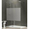 Karag Free 1 Διαχωριστικό Ντουζιέρας 100x185cm Serigrafato Chrome