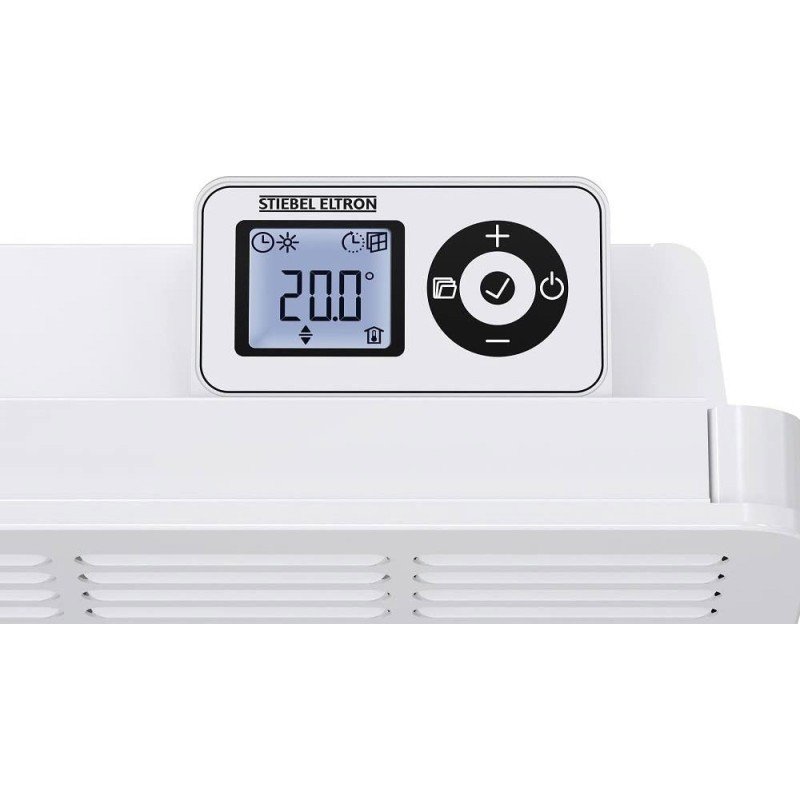 Stiebel Eltron CWM 2500P SE09006A Θερμοπομπός Τοίχου 2500W με Ηλεκτρονικό Θερμοστάτη 89.4x45cm Λευκό