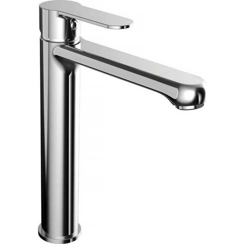 Gloria America Alta 35-3186 Αναμεικτική Μπαταρία Νιπτήρα Ψηλή Ασημί