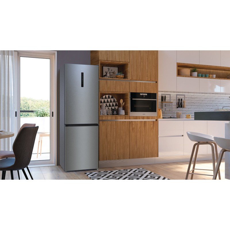 Gorenje NRK6202AXL4 Ψυγειοκαταψύκτης 331lt Total NoFrost Υ200xΠ60xΒ59.2εκ. Inox