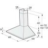 Gorenje WHC63CLI Απορροφητήρας Καμινάδα 60cm Μπεζ