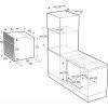 Gorenje BOS6747A01X Φούρνος άνω Πάγκου 77lt χωρίς Εστίες Π59.5εκ. Inox