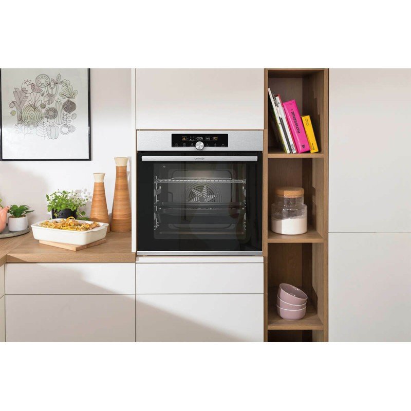 Gorenje BOS6747A01X Φούρνος άνω Πάγκου 77lt χωρίς Εστίες Π59.5εκ. Inox