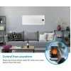 Thermoval T19 Θερμοπομπός Τοίχου 2000W με Ηλεκτρονικό Θερμοστάτη και WiFi 92x38cm