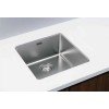 Karag BL 793 Υποκαθήμενος Νεροχύτης Inox Σατινέ Μ44xΠ44cm Ασημί
