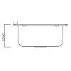 Karag BL 625 Ένθετος Νεροχύτης Inox Σατινέ Μ50xΠ50cm Ασημί