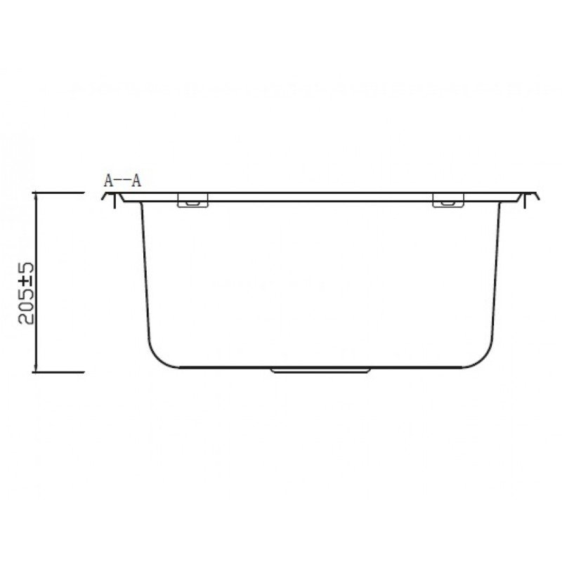Karag BL 625 Ένθετος Νεροχύτης Inox Σατινέ Μ50xΠ50cm Ασημί