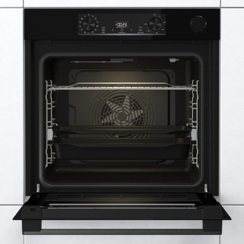 Gorenje BSA6737E15BG Φούρνος άνω Πάγκου 77lt χωρίς Εστίες Π59.5εκ. Μαύρος