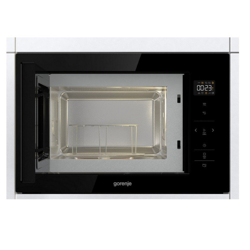 Gorenje BM251SG2BG 738323 Εντοιχιζόμενος Φούρνος Μικροκυμάτων με Grill 25lt Μαύρος