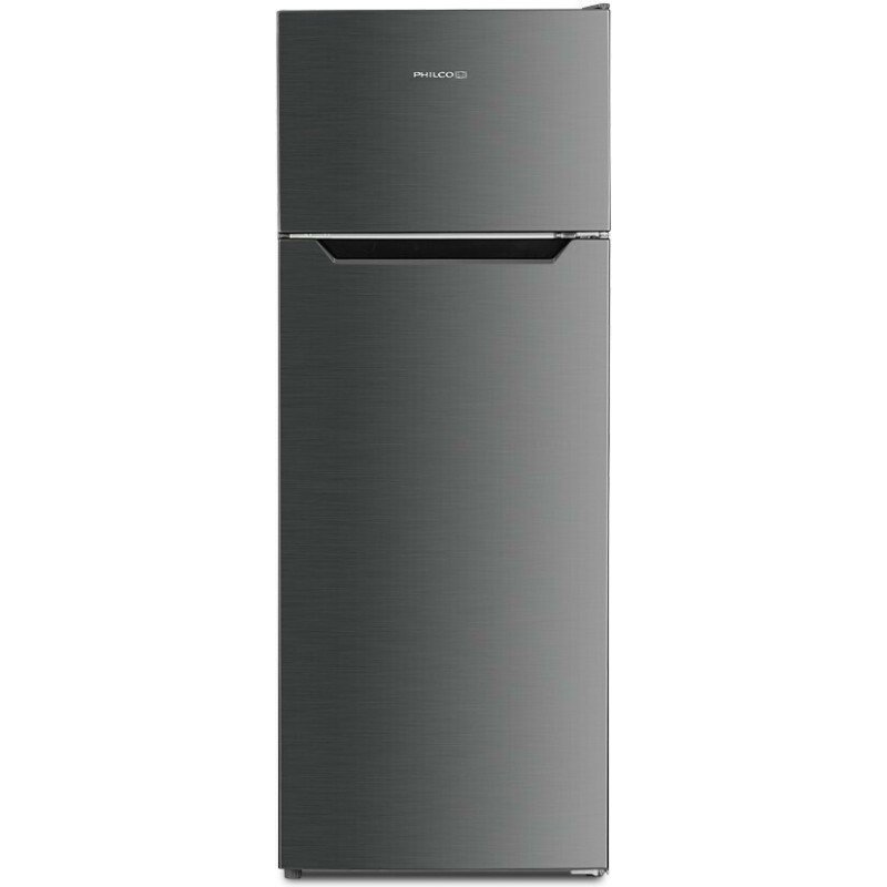 Philco Ψυγείο Δίπορτο 206lt Υ143xΠ55xΒ56εκ. Inox PRD-222X