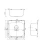Karag BL 625 Ένθετος Νεροχύτης Inox Σατινέ Μ50xΠ50cm Ασημί
