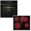 Gorenje BOS6737E06BG + ECT43X Φούρνος άνω Πάγκου 77lt με Κεραμικές Εστίες Π59.5εκ. Μαύρος
