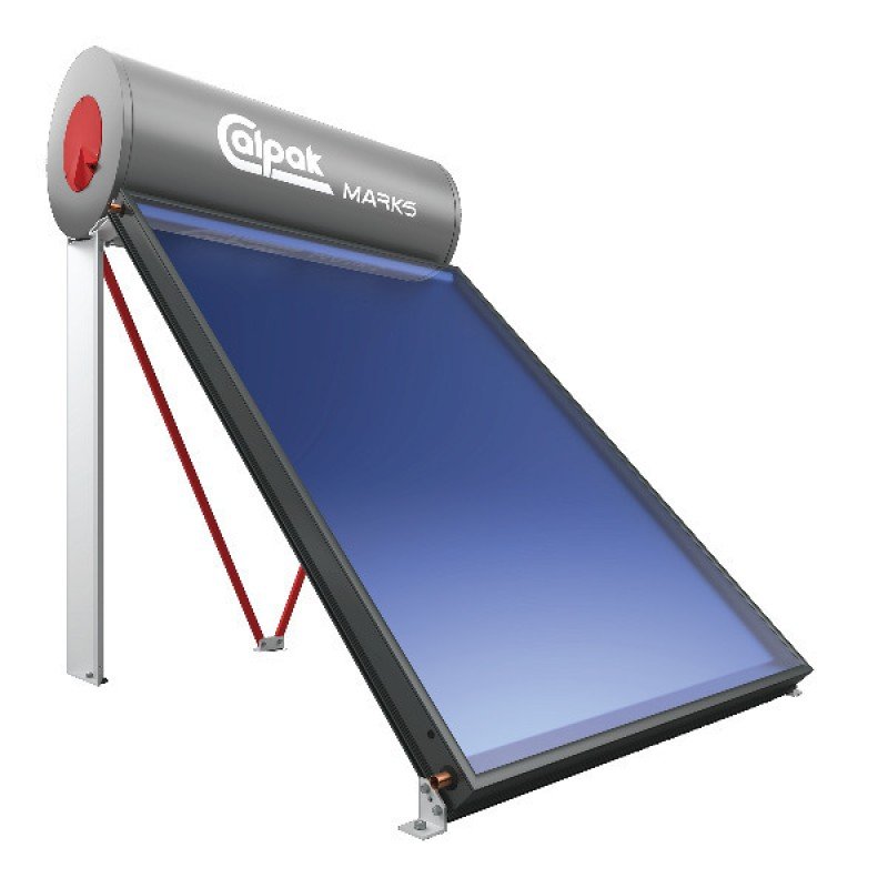 Calpak Mark 5 Ηλιακός Θερμοσίφωνας 125 λίτρων Glass Διπλής Ενέργειας με 2.1τ.μ. Συλλέκτη