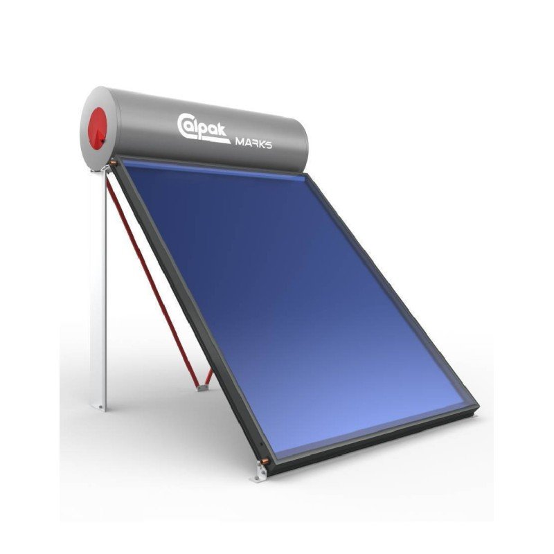 Calpak Mark 5 Ηλιακός Θερμοσίφωνας 160 λίτρων Glass Διπλής Ενέργειας με 2.1τ.μ. Συλλέκτη