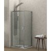Karag New Flora 100 NFL1007070180 Καμπίνα Ντουζιέρας με Συρόμενη Πόρτα 70x70x180cm Clear Glass Chrome