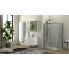 Karag New Flora 100 Καμπίνα Ντουζιέρας με Συρόμενη Πόρτα 70x110x180cm Clear Glass