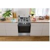 Gorenje GK 6B41 XD Κουζίνα 71lt με Εστίες Φυσικού Αερίου Π60εκ. Inox
