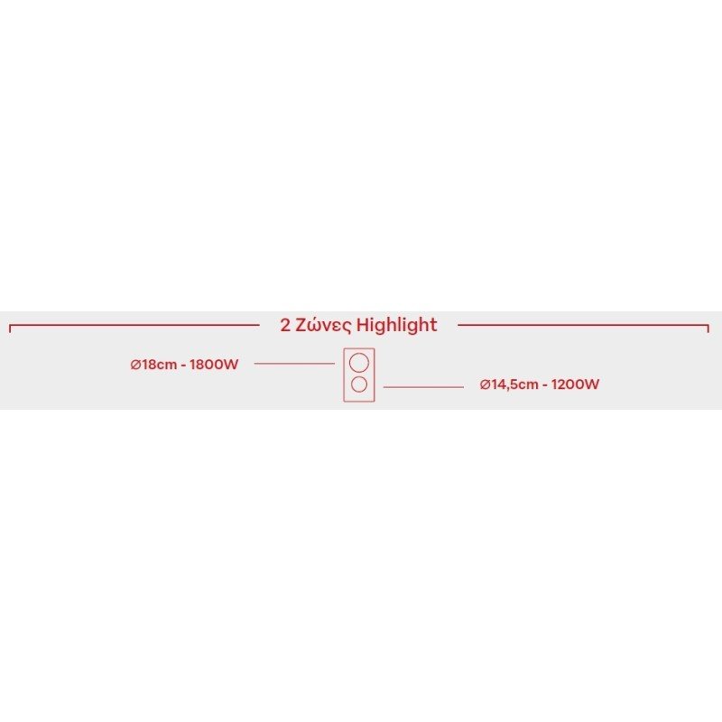 Pyramis PHC31210FMB Domino Κεραμική Εστία Αυτόνομη 29x51εκ. Pyramis PHC31210FMB Domino Κεραμική Εστία Αυτόνομη 29x51εκ.