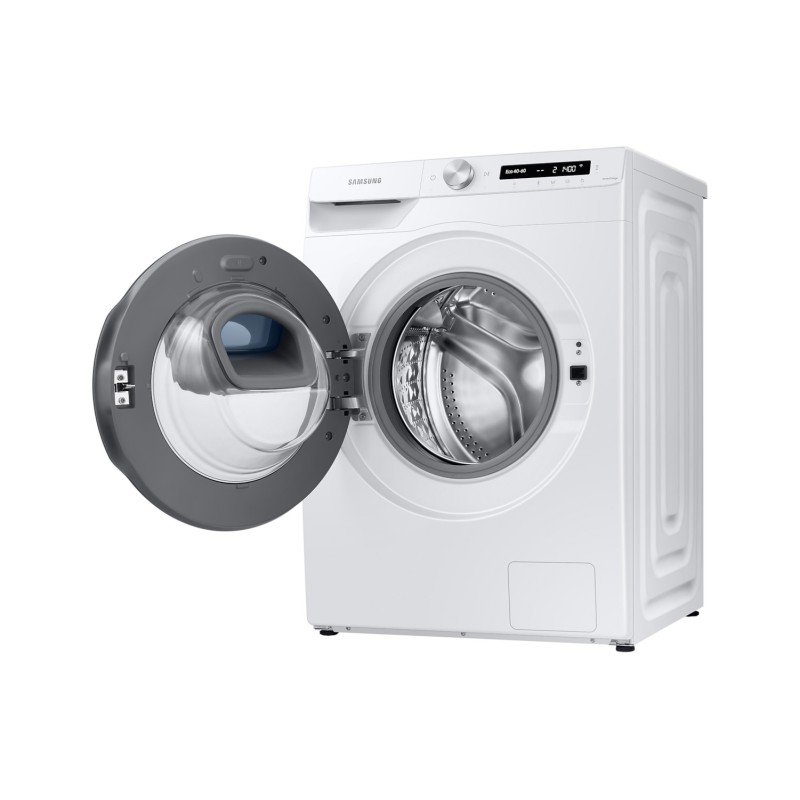 Samsung Πλυντήριο Ρούχων 8kg με Τεχνολογία Ατμού 1400 Στροφών Ecobubble WW80T554DAW/S6