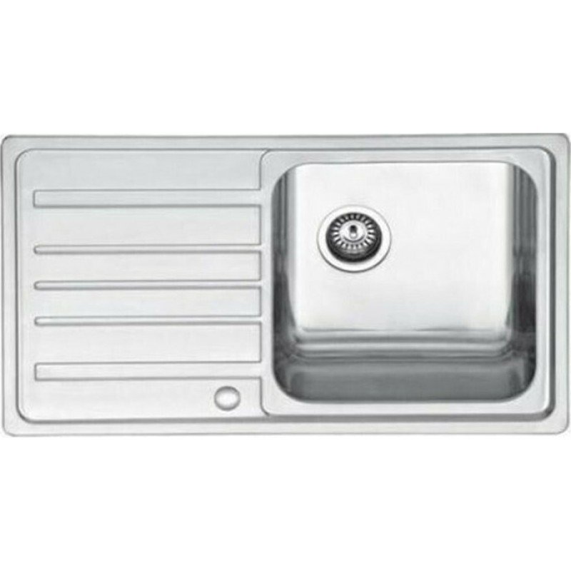 Karag BL 802 PA Ένθετος Νεροχύτης Inox Σατινέ Μ86xΠ50cm Ασημί