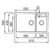 Elleci Quadra 440 Metaltek Ένθετος Νεροχύτης Αριστερός από Συνθετικό Γρανίτη Μ81xΠ50cm Aluminium M79 Elleci Quadra 440 Metaltek Ένθετος Νεροχύτης Αριστερός από Συνθετικό Γρανίτη Μ81xΠ50cm Aluminium M79