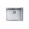 Karag BL 795 Υποκαθήμενος Νεροχύτης Inox Σατινέ Μ54xΠ44cm Ασημί
