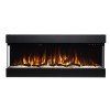Hitense Las Vegas 43 Επιτοίχιο Ηλεκτρικό Τζάκι 1600W 110.2x48.4cm Μαύρο