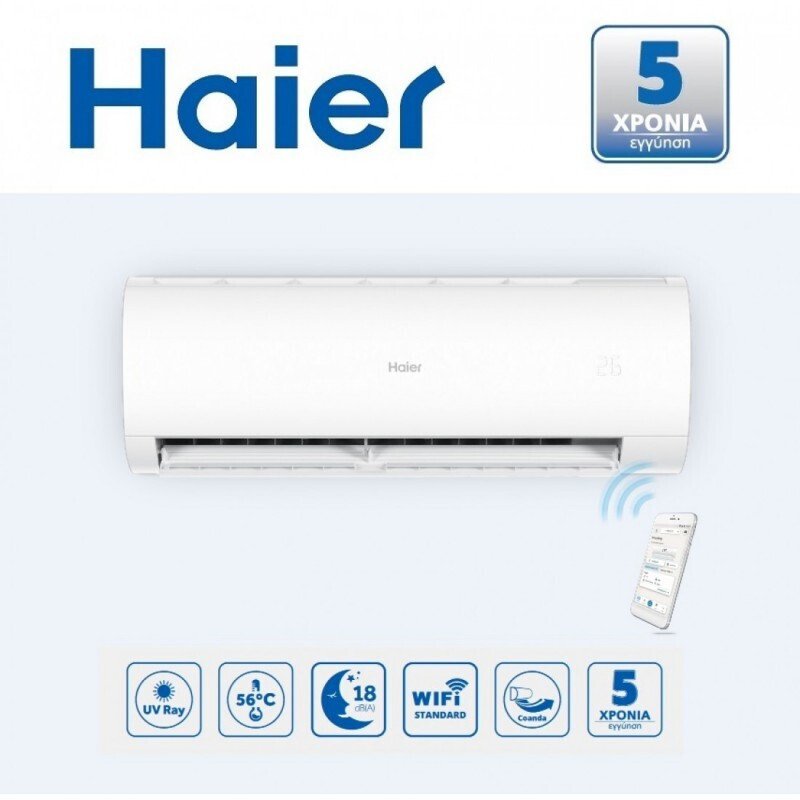 Haier Pearl AS68PDAHRA/1U68WEGFRA Κλιματιστικό Inverter 24000 BTU A++/A+ με WiFi