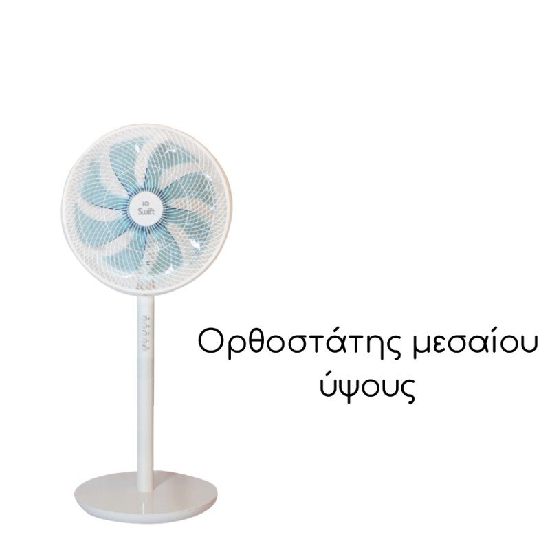 IQ PSF-3531 Ανεμιστήρας Ορθοστάτης 70W Διαμέτρου 35cm Λευκός 