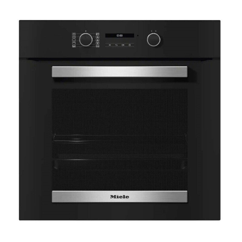 Miele H 2465 B + KM 6520 FR Φούρνος άνω Πάγκου 76lt με Κεραμικές Εστίες Π59.5εκ. Μαύρος