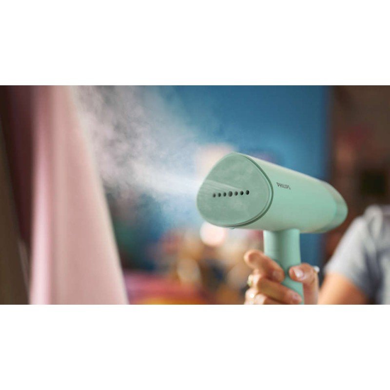 Philips STH3010/70 Ατμοκαθαριστής Ρούχων Χειρός 1000W με Δοχείο 100ml Πράσινος