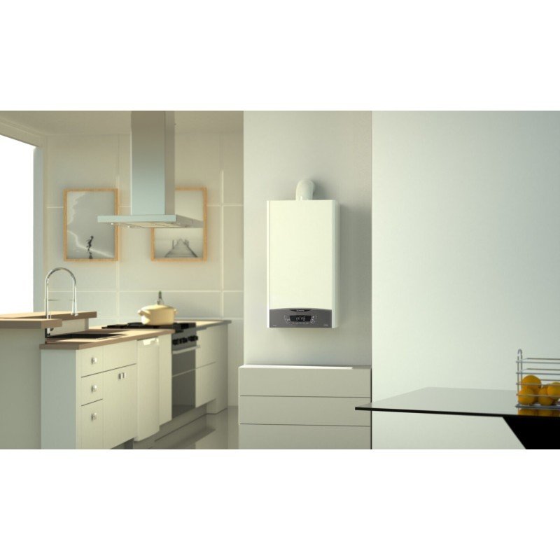 Ariston Clas One 30kW 3302124 Επιτοίχιος Λέβητας Συμπύκνωσης Αερίου με Καυστήρα 25.79kcal/h