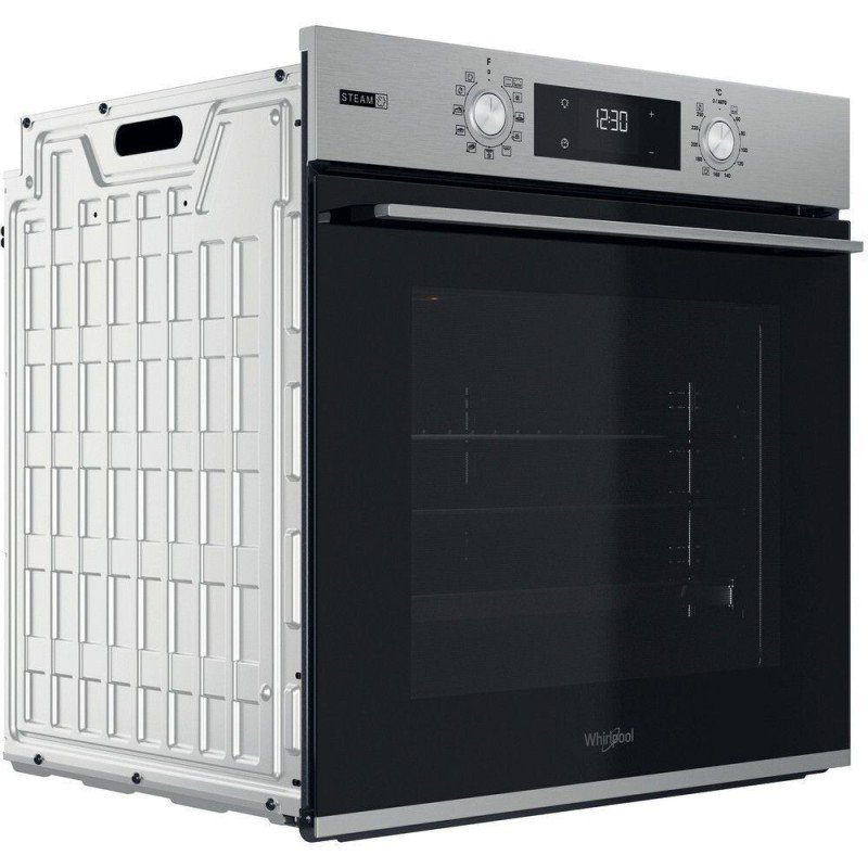Whirlpool OMSK58HU1SX + AKT 8090 LX Φούρνος άνω Πάγκου 71lt με Κεραμικές Εστίες Π59.5εκ. Inox
