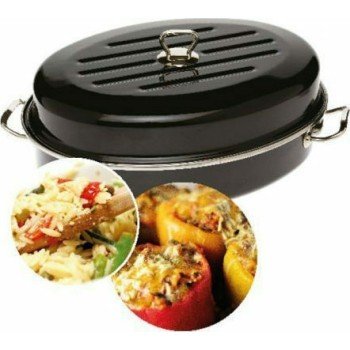 Juro-Pro Oval Brater Γάστρα Οβάλ από Αλουμίνιο 38x28cm 8lt 33-02-002