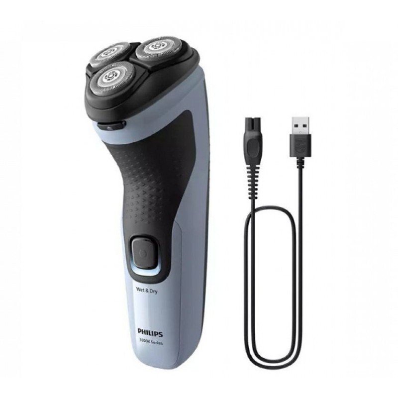 Philips 3000X Series X3003/00 Περιστρεφόμενη Ξυριστική Μηχανή Προσώπου Επαναφορτιζόμενη