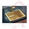 Karag BK6045 Ένθετος Νεροχύτης Inox Brushed Μ60xΠ45cm Χρυσός
