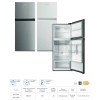 Inventor Ψυγείο Δίπορτο 413lt Total NoFrost Υ172.3xΠ70xΒ67εκ. Inox DP1770IN