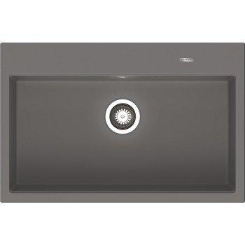 Pyramis 070244411 Ένθετος Νεροχύτης από Συνθετικό Γρανίτη Μ61xΠ51cm Γκρι