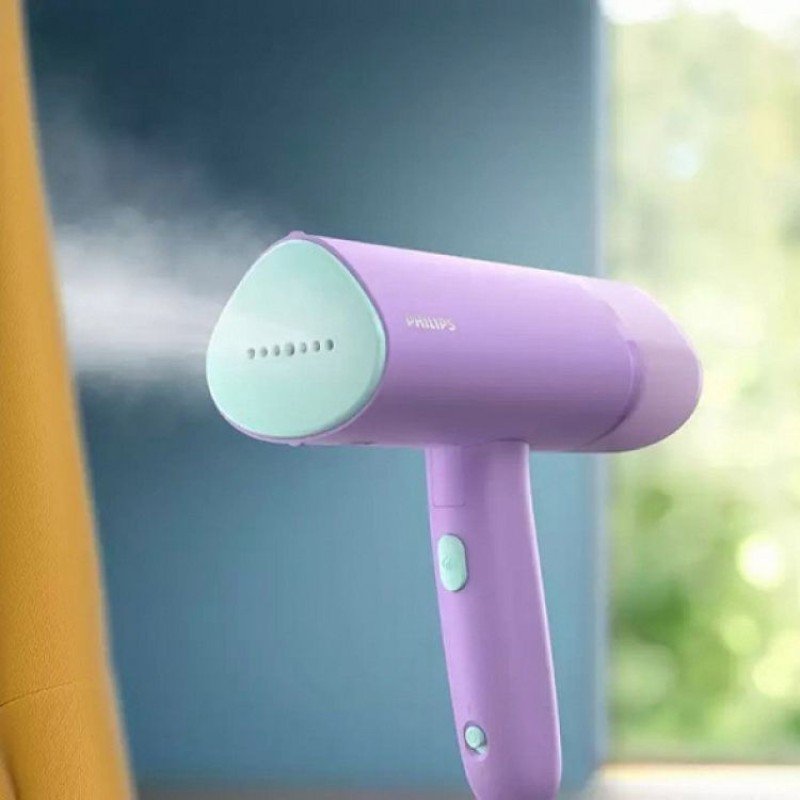 Philips STH3010/30 Ατμοκαθαριστής Ρούχων Χειρός 1000W με Δοχείο 100ml Μωβ