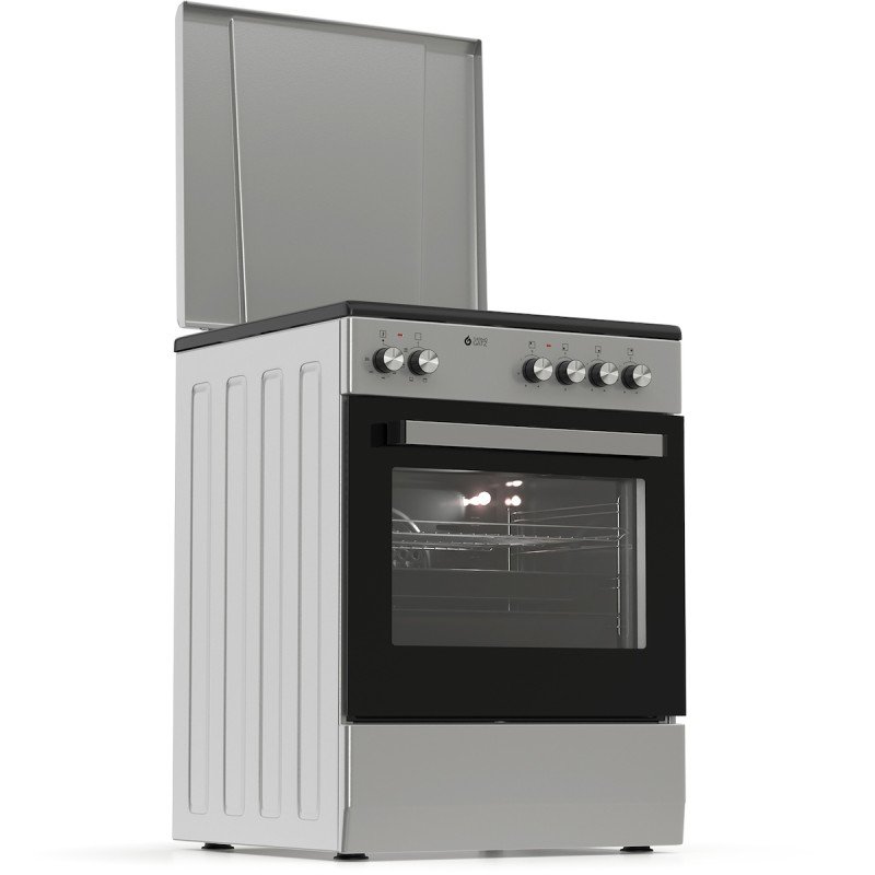 Thermogatz TGS E8021 S 04.402.057 Κουζίνα 80lt με Εμαγιέ Εστίες Π60εκ. Inox