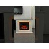 Hitense Athens De Lux Επιδαπέδιο Ηλεκτρικό Τζάκι 2000W 101x27.9cm Γκρι