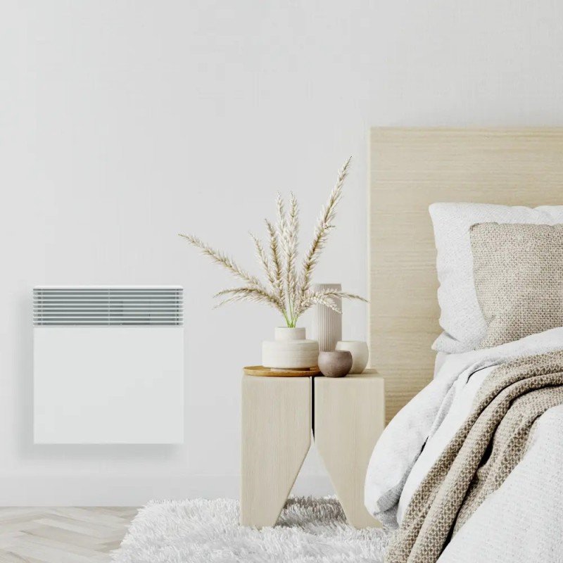 Intuis Tactic 40132000 Θερμοπομπός Τοίχου 2000W με Ηλεκτρονικό Θερμοστάτη και WiFi Λευκός