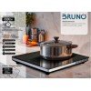 Bruno BRN-0205 Επιτραπέζια Εστία Επαγωγική Μονή Μαύρη