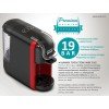 Bruno Μηχανή Espresso 1450W Πίεσης 19bar Κόκκινη BRN-0214