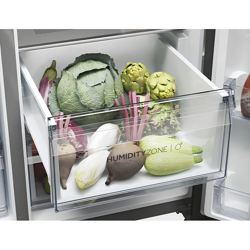 Haier Ψυγείο Ντουλάπα 601lt Total NoFrost Υ177.5xΠ90.5xΒ72.6εκ. Inox HSW59F18EIMM Haier Ψυγείο Ντουλάπα 601lt Total NoFrost Υ177.5xΠ90.5xΒ72.6εκ. Inox HSW59F18EIMM