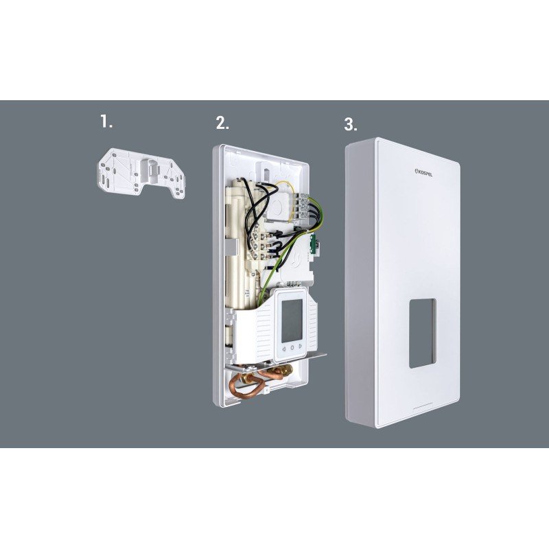 Kospel PPE4.B Επιτοίχιος Inverter Ταχυθερμοσίφωνας Κεντρικός Τριφασικός 10/12/15kW