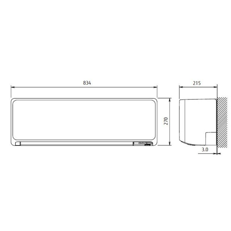 Fujitsu Series KG ASEH Κλιματιστικό Inverter 12000 BTU A+++/A+++ με WiFi και Αθόρυβη Λειτουργία